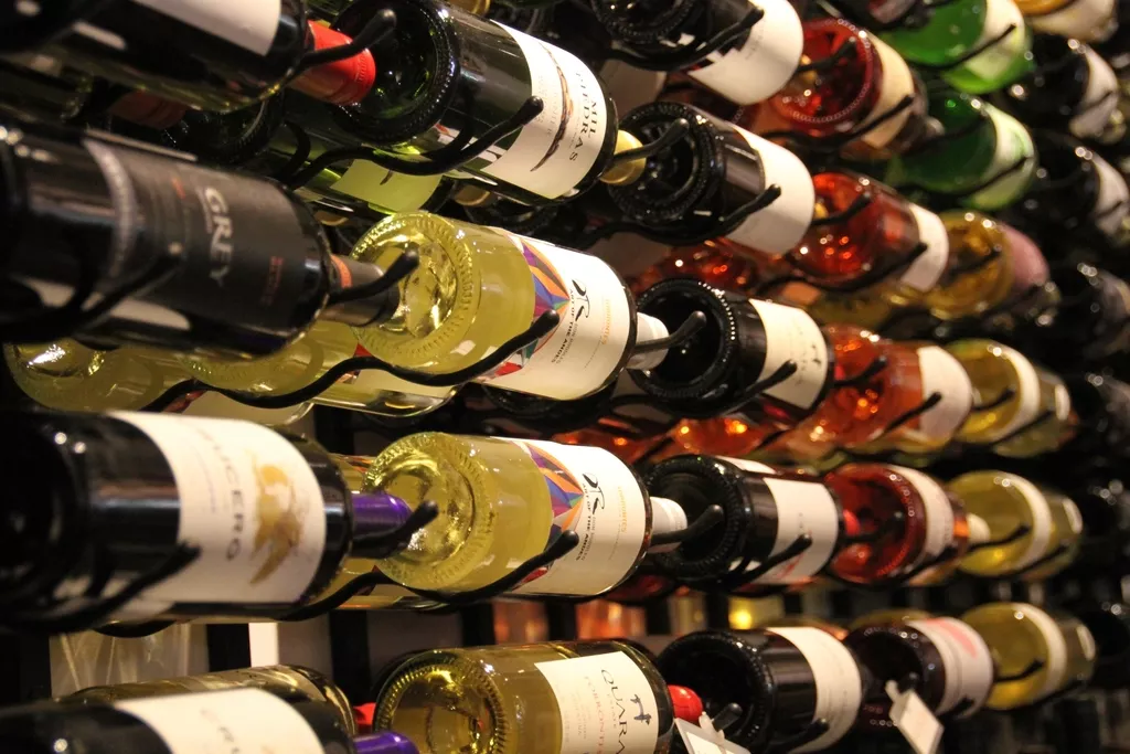 Casier de bouteilles de vin
